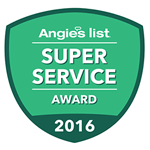 2016 Angie's List Super Service Award Winner